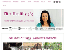 Tablet Screenshot of fithealthy365.com